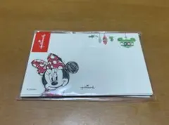 【新品未使用】Hallmark ミニーマウス メモ帳 クリスマス　美品　丁寧梱包