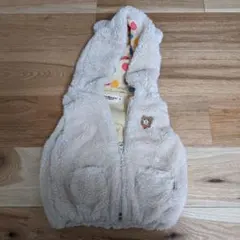 MikiHouseフード付きベスト80