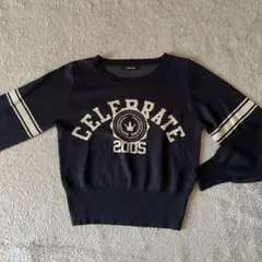 AS KNOW AS PINKY クロップドセーター