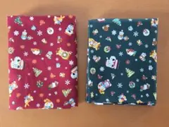 ☆新品・未使用☆クリスマス 生地セット 赤 緑 クリスマス柄