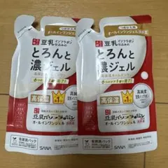 サナ なめらか本舗 とろんと濃ジェル つめかえ用 2個セットのサムネイル