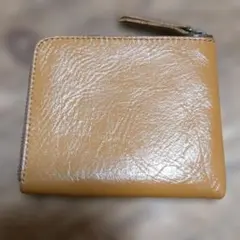 L字キャメルレザーコインケース