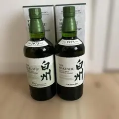 白州 シングルモルトウイスキー 700ml 1973年製造 2本 箱付き】700ml× 2本 白州 シングルモルトウイスキー 1973年製 - メルカリ