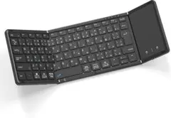 【新品同様】Omikamo 折りたたみ式ワイヤレスキーボード タッチパッド