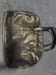 スクールバッグ スクバ 黒 合皮 通学 制服