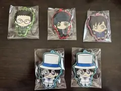 名探偵コナン　ぬいラバーストラップ　キッド　赤井　蘭　風見　5点セット