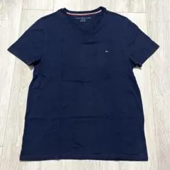 TOMMY HILFIGER Vネック　Tシャツ　ネイビー　トミーヒルフィガー
