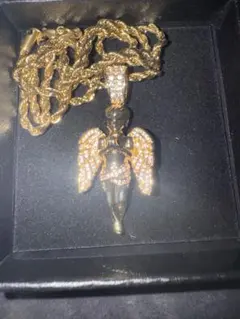 AVALANCHE GOLD&JEWELRY 3Dエンジェルネックレス - メルカリ