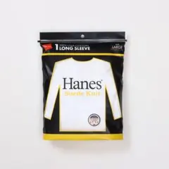新品 3枚セット Hanes Suede Knit ヘインズ スエードニット L
