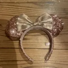 ディズニーミニーピンクスパンコールカチューシャ