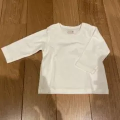 petit main 長袖カットソー 80サイズ ホワイト
