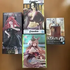 フィギュア4体セット　ハンコック　ルフィ　中野五月　サトノダイヤモンド