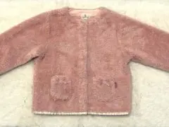 KUMIKYOKU フリースジャケット 100cm ピンク