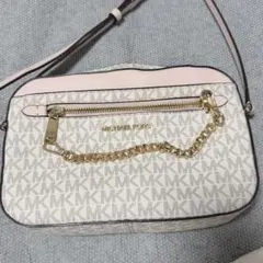 MICHAEL KORS ショルダーバッグ ホワイト/ピンク