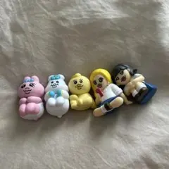 可哀想に！おぱんちゅんぽちゃむならぶんですガチャ　5個セット