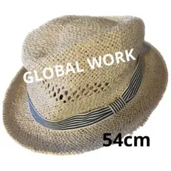 【GLOBAL WORK】キッズ　麦わら帽子　54cmのサムネイル
