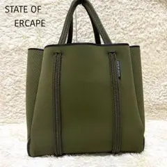 STATE OF ERCAPE ステイトオブエスケープ　トートバッグ　グリーンのサムネイル