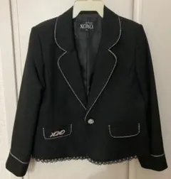 SALE!美品 卒入学式 ジャケットSchool 女の子 黒 ブレザー