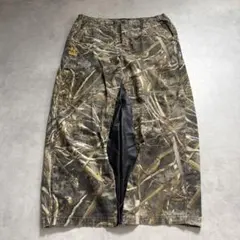 再構築 リメイクパンツ ワイド リアルツリー 迷彩 カモ ストリート y2kのサムネイル