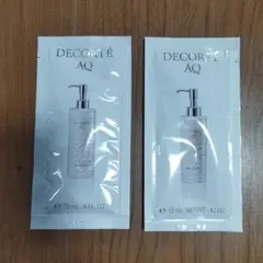 DECORTÉ AQ トライアルセット ボディ用乳液と洗浄料