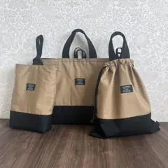 レッスンバッグ 上履き入れ お着替え袋 男の子 入園入学3点セット 手提げ袋