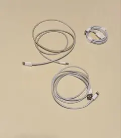 3本　iPhone Apple 純正ケーブル