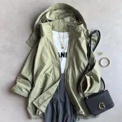 美品▲WOOLRICH ウールリッチ/ アノラックマウンテンパーカー▲オリーブのサムネイル