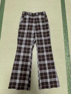 ワールド　シューラルー　チェックパンツ