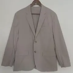 新品 UNIQLO ユニクロ 感動ジャケット コットンライク ベージュ M