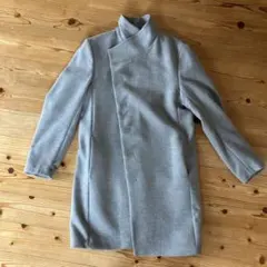 ZARA MAN グレー ダブルブレストコート L