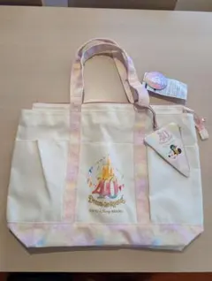 新品タグ付き　ディズニーランド　40周年　トートバッグ