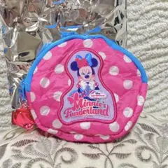 ミニー　水玉　ポーチ　パルパルーザ　ピンク　カプセルトイ　ミニパル　パルパル