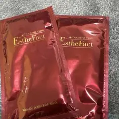 【未使用】たかの友梨 エステファクト　リンクルホワイトリッチマスク　２枚のサムネイル