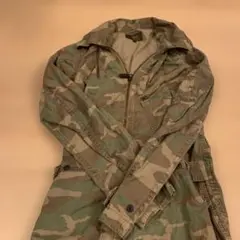 【売切り価格】 green 迷彩 つなぎ　オーバーオール　サイズ2