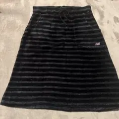 New Balance ブラック　フリースボアスカートM 防寒