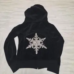 ​❄️極美品❄️ Rady レディ スノーフレーク ビジュー ベロアパーカー