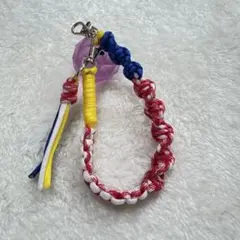 パラコード ハンドストラップ スマホストラップ ハンドメイド ✩.*˚