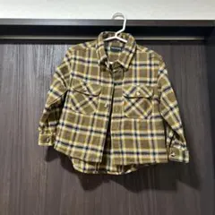 サイズ　95〜105cm チェク柄シャツ