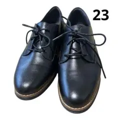 SALE‼️【極美品】コールハーン レースアップシューズ 23 レザー 黒