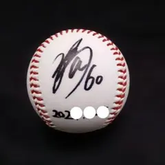 楽天イーグルス【60.ワォーターズ璃海ジュミル選手】直筆サインボール！