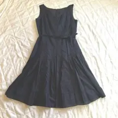 美品♡上品　ノースリーブ ブラック　　　ドレス　9号　フォーマル