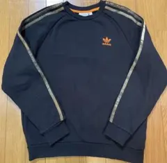 adidas アディダス　トレーナー　スウェット 黒　M