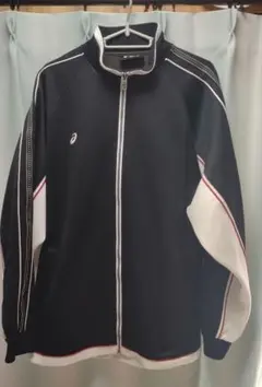 【ヴィンテージ】asics ジャージ ジャケット ブラックのサムネイル