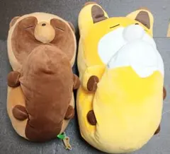 2026年最新】タヌキとキツネ もっちぃもっちぃ ぬいぐるみ キツネの