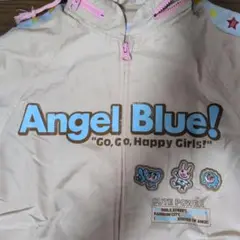 Angel Blue! フード付きウィンドブレーカー　平成レトロ