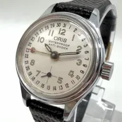 稼働　ORIS アンティーク ポインターデイト 手巻き カレンダー 腕時計のサムネイル
