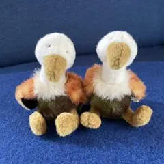 鳥型ぬいぐるみ2体セット