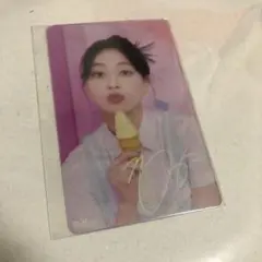 TWICE ポップアップ　クリアトレカ　ジヒョ