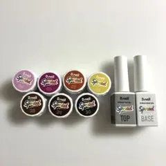 D.nail（ディネイル） スプレッドジェル 7色 ＋ ベース・トップ セット