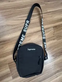 Supreme ブラック ショルダーバッグ